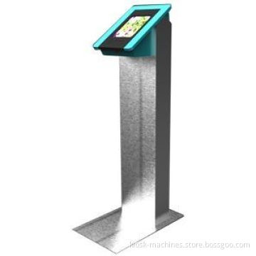 X4 Stainless Steel Ipad Kiosk:stainless Steel Ipad Kiosks With Lockable Front Panel, Information Kiosk